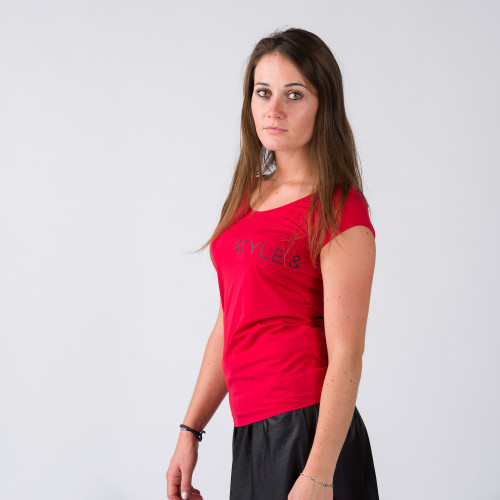 KURZARM-LOCKERES T-SHIRT