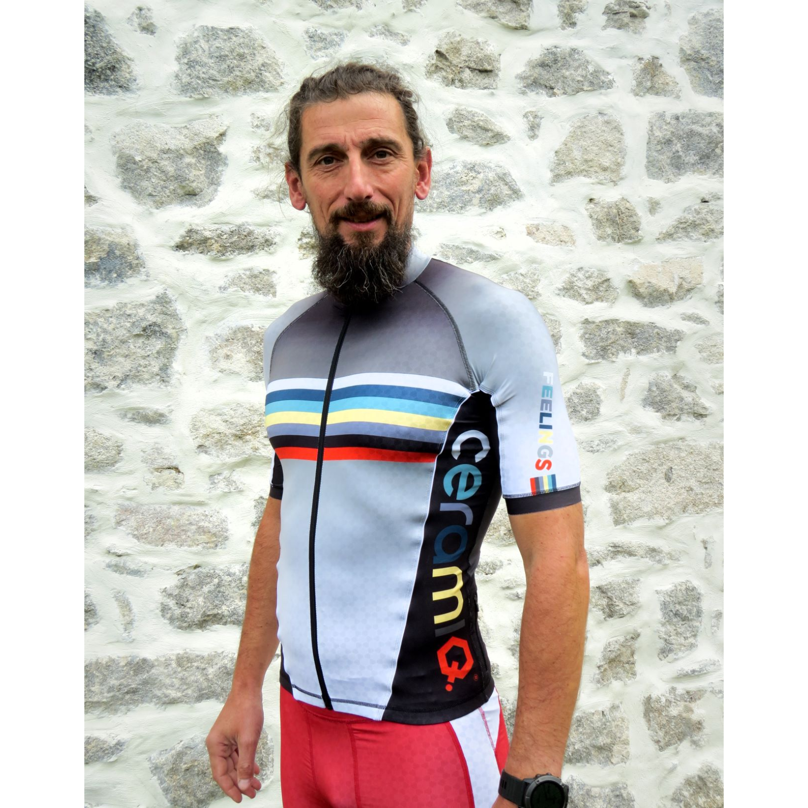 KURZARM-FAHRRADTRIKOT