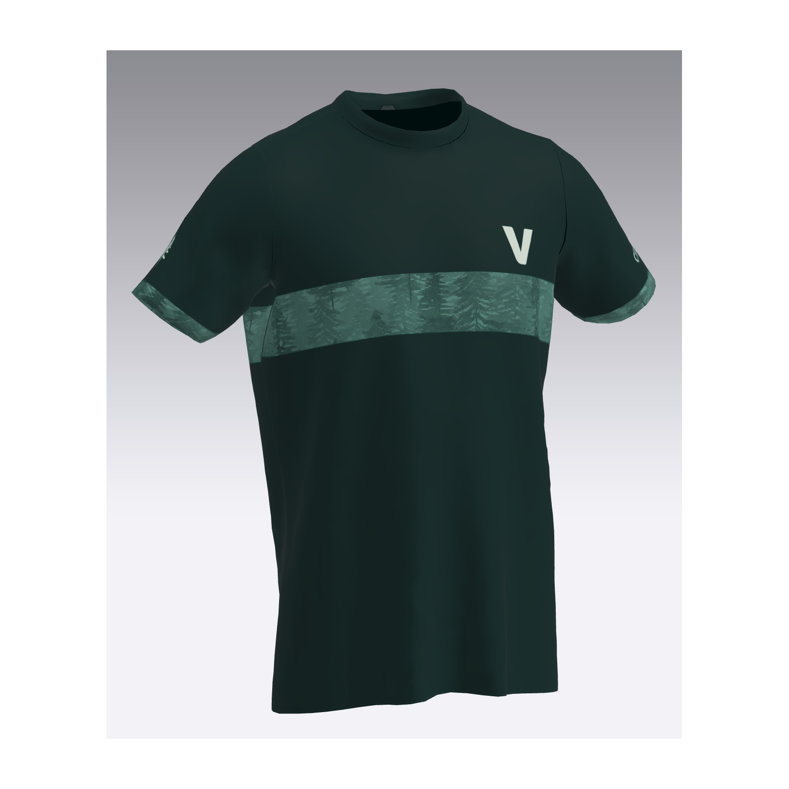 KURZARM-T-SHIRT X ICH SEHE DAS LEBEN IN DEN VOGESEN