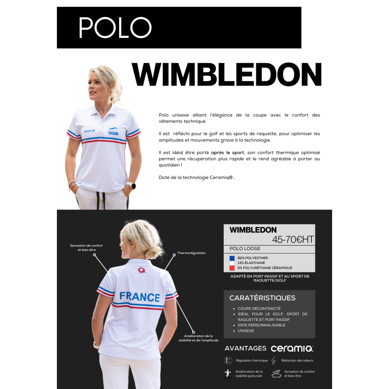 Personalisierte Sport-Polo | Ceramiq® Premium Thermoregulierend